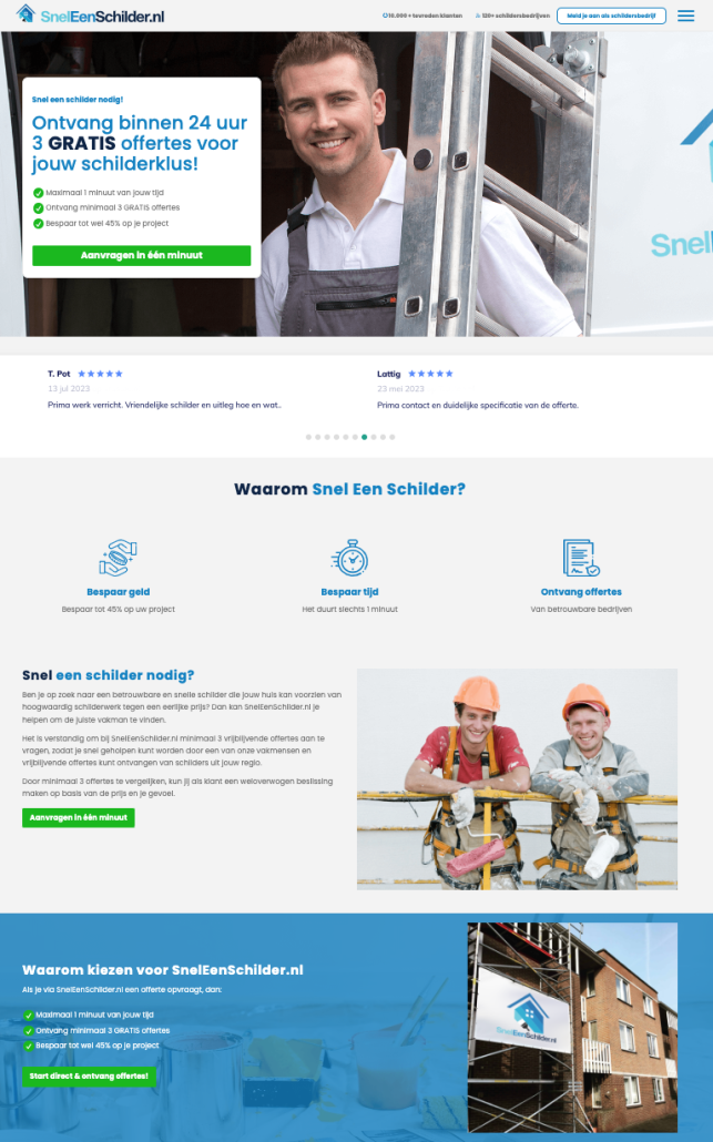 Webdesigner zzp / Webdesign specialist - Project Direct ✓ Website laten maken ✓ WordPress ✓ Webdesign ✓ Webwinkel ✓ Vindbaar in Google